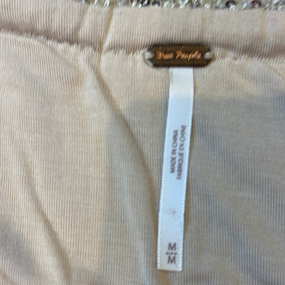 Free people, medium, mini skirt, champagne sequence - Picture 3 of 8